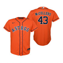Youth Nike Houston Astros #43 Lance McCullers Orange Game Authentic Stitched MLB Jersey