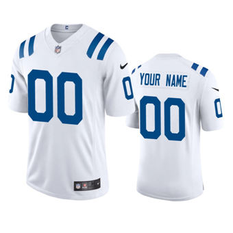 Youth Nike Indianapolis Colts Customized White Vapor Untouchable Authentic Stitched NFL Jerseys