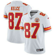 Youth Nike Kansas City Chiefs #87 Travis Kelce White Vapor Untouchable Limited Authentic Stitched NFL Jersey