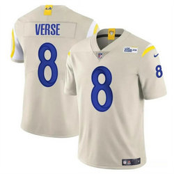 Youth Nike Los Angeles Rams #8 Jared Verse Cream 2024 Draft Vapor Untouchable Stitched Football Jersey