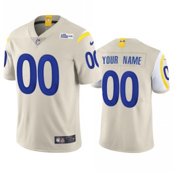 Youth Nike Los Angeles Rams Customized Cream Vapor Untouchable Authentic Stitched NFL Jerseys