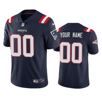 Youth Nike New England Patriots Customized Navy Vapor Untouchable Authentic Stitched NFL Jerseys