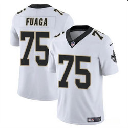Youth Nike New Orleans Saints #75 Taliese Fuaga White 2024 Draft Vapor Untouchable Football Jersey
