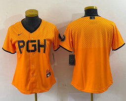 Youth Nike Pittsburgh Pirates Blank Gold City Authentic stitched MLB jersey