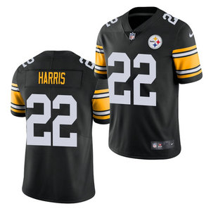 Youth Nike Pittsburgh Steelers #22 Najee Harris Black Vapor Untouchable 2021 NFL Draft Authentic Stitched NFL Jersey