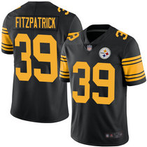 Youth Nike Pittsburgh Steelers #39 Minkah Fitzpatrick Black Rush Limited Authentic Stitched NFL Jersey