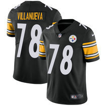 Youth Nike Pittsburgh Steelers #78 Alejandro Villanueva Black Vapor Untouchable Authentic stitched NFL jersey