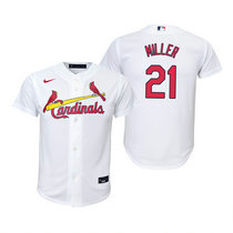 Youth Nike St.Louis Cardinals #21 Andrew Miller White Authentic Stitched MLB Jersey