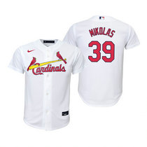 Youth Nike St.Louis Cardinals #39 Miles Mikolas White Authentic Stitched MLB Jersey