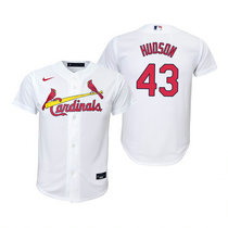 Youth Nike St.Louis Cardinals #43 Dakota Hudson White Authentic Stitched MLB Jersey